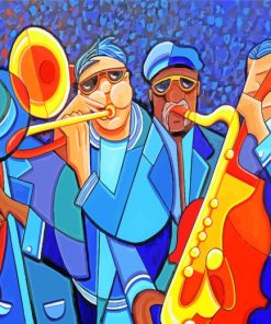 The Jazz Band Music paint by numbers