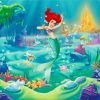 The Little Mermaid Ariel paint by numbers