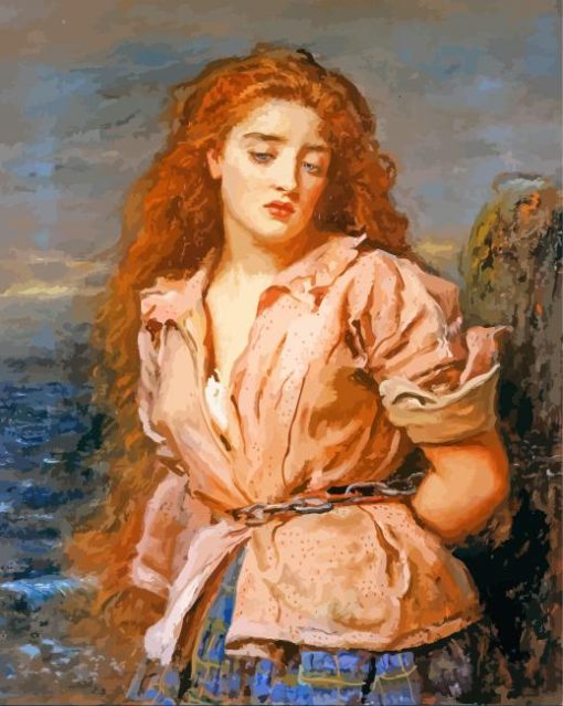 The Martyr of Solway By Millais paint by numbers