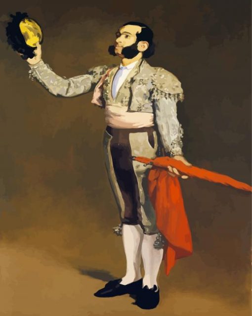 The Matador Saluting By Manet paint by numbers