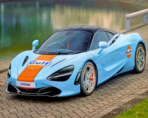 The McLaren 720S paint by numbers