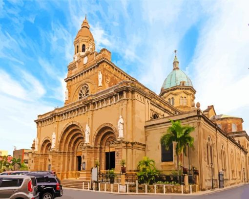 The Minor Basilica and Metropolitan Cathedral of the Immaculate Conception paint by numbers