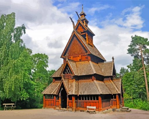 The Norwegian Museum of Cultural History Oslo paint by numbers