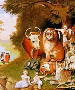 The Peaceable Kingdom By Edward Hicks paint by numbers