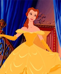 The Princess Belle paint by numbers