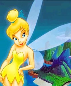 Tinkerbell The Great Fairy paint by numbers