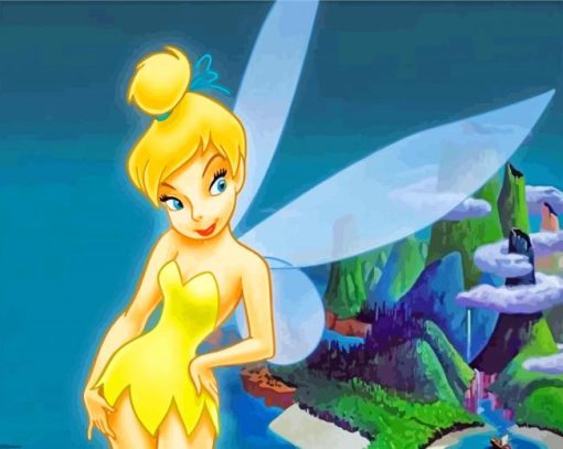 Tinkerbell The Great Fairy paint by numbers