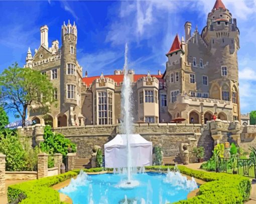 Toronto Casa Loma paint by numbers