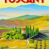 Tuscany Nature Poster paint by numbers