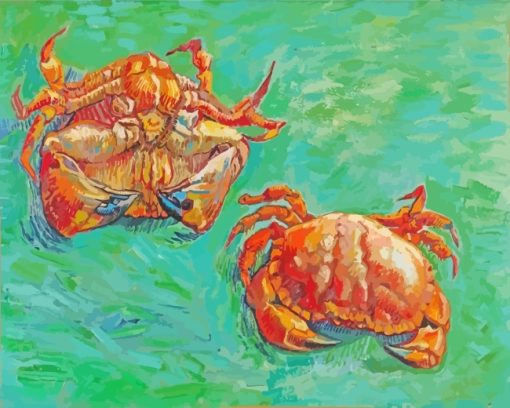 Two Crabs paint by numbers