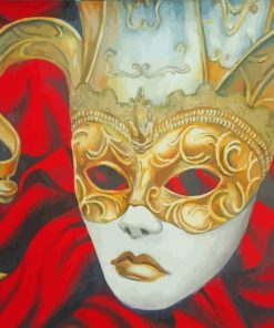 Venetian Mask paint by numbers