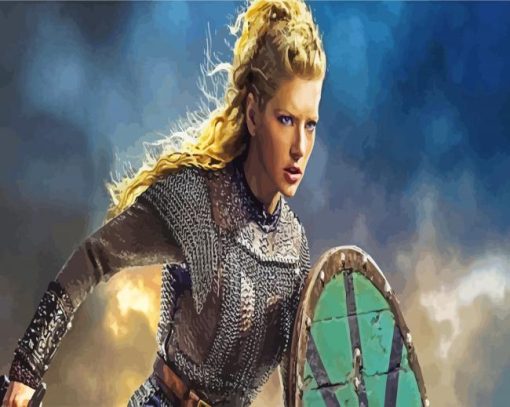 Vikings Lagertha paint by numbers