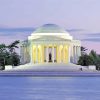 Washigton Thomas Jefferson Memorial paint by numbers