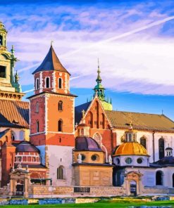 Wawel Cathedral Poland paint by numbers