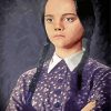 Wednesday The Addams Family paint by numbers