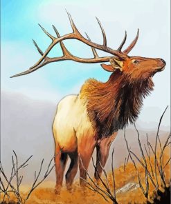 Wild Elk paint by numbers