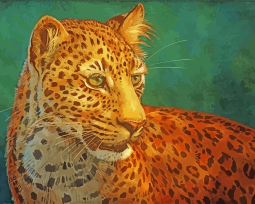 Wild Jaguar paint by numbers