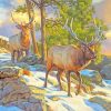 Wildlife Deer paint by numbers