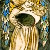 William-Morris-Night-Angel-Holding-a-Waning-Moon-paint-by-numbers