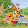 Winnie The Pooh Picnic paint by numbers