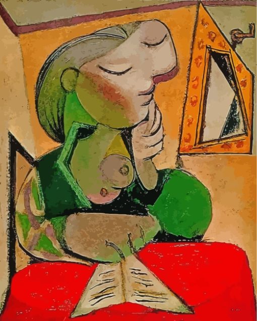 Woman Portrait Pablo Picasso paint by numbers