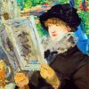 Woman Reading By Manet paint by numbers