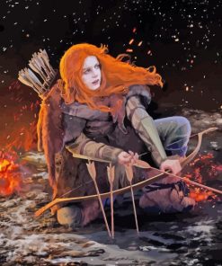 The Strong Ygritte Game Of Thrones paint by numbers