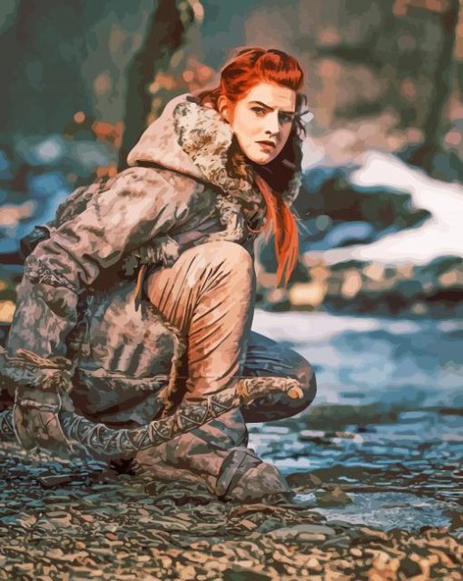 Ygritte Game Of Thrones paint by numbers