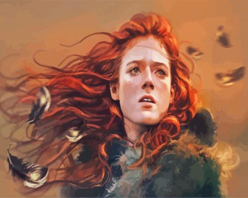 Aesthetic Ygritte Art paint by numbers