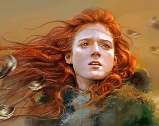 Ygritte From Game Of Thrones paint-by-number