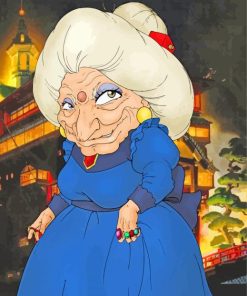 Yuba Ba Witch Spirited Away paint by numbers