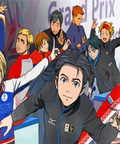 Yuri On Ice Japanese Anime paint by numbers