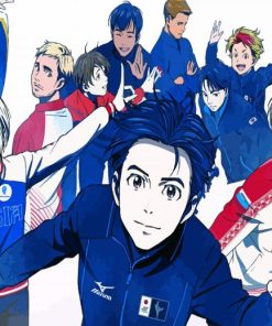 Yuri On Ice character Anime paint by numbers