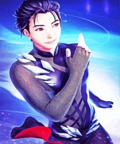 Yuuri Katsuki In Ice Anime paint by numbers