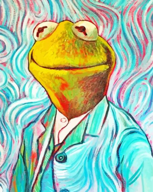 Aesthetic Kermit paint by numbers