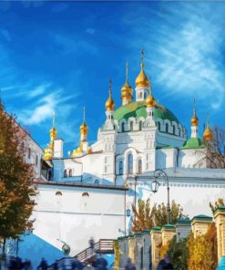 Kiev Pechersk Lavra paint by numbers