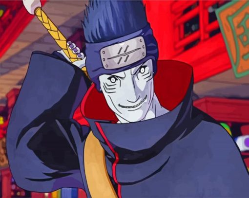 Aesthetic Kisame Hoshigaki paint by numbers