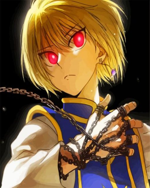 Aesthetic Kurapika paint by numbers