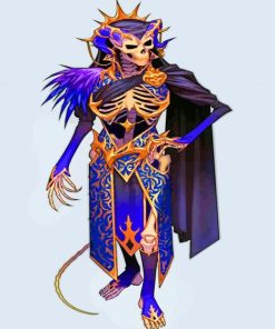 Aesthetic Lich paint by numbers