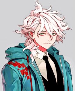 Aesthetic Nagito Komaeda paint by numbers