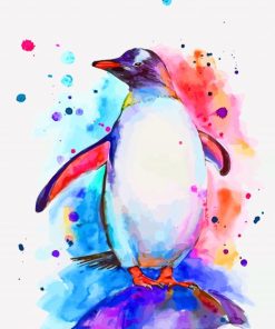 Aesthetic Penguin paint by numbers