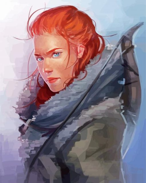 Aesthetic Ygritte From Game Of Thrones paint-by-numbers