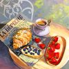 Aesthetic Tasty Breakfast paint by numbers