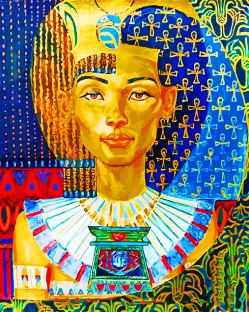 Aesthetic Egyptian Pharaon paint by numbers