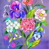 Aesthetic Colorful Flowers paint by numbers