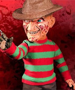 Aesthetic Freddy Krueger paint by numbers