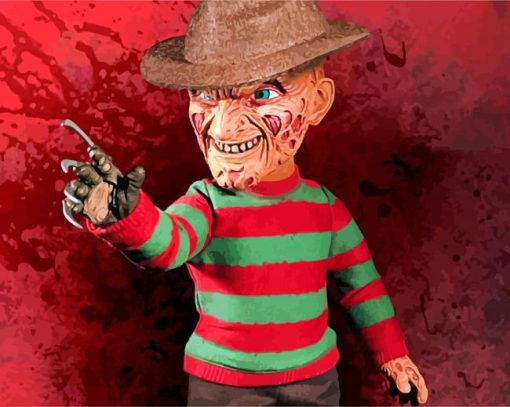 Aesthetic Freddy Krueger paint by numbers