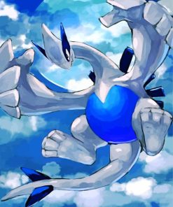 Aesthetic Lugia paint by numbers