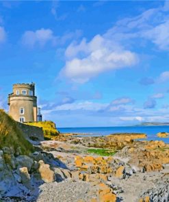 Martello Tower Barbuda paint by numbers