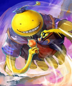 Aesthetic Koro Sensei paint by numbers